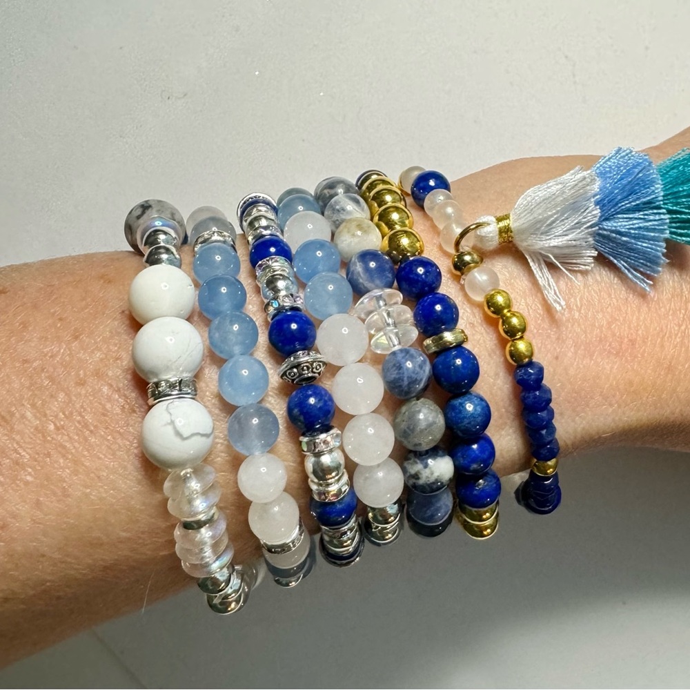 Handmade Natural Stone Beaded Bracelets